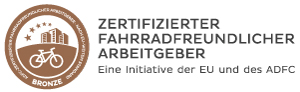 Logo "Fahrradfreundlicher Arbeitgeber"