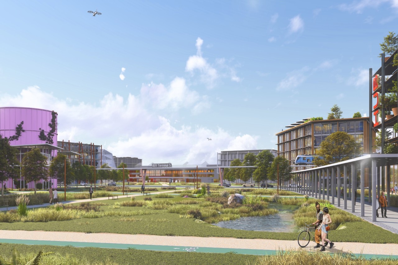 Visualisierung Quartier SXF 2.0 © COBE Berlin