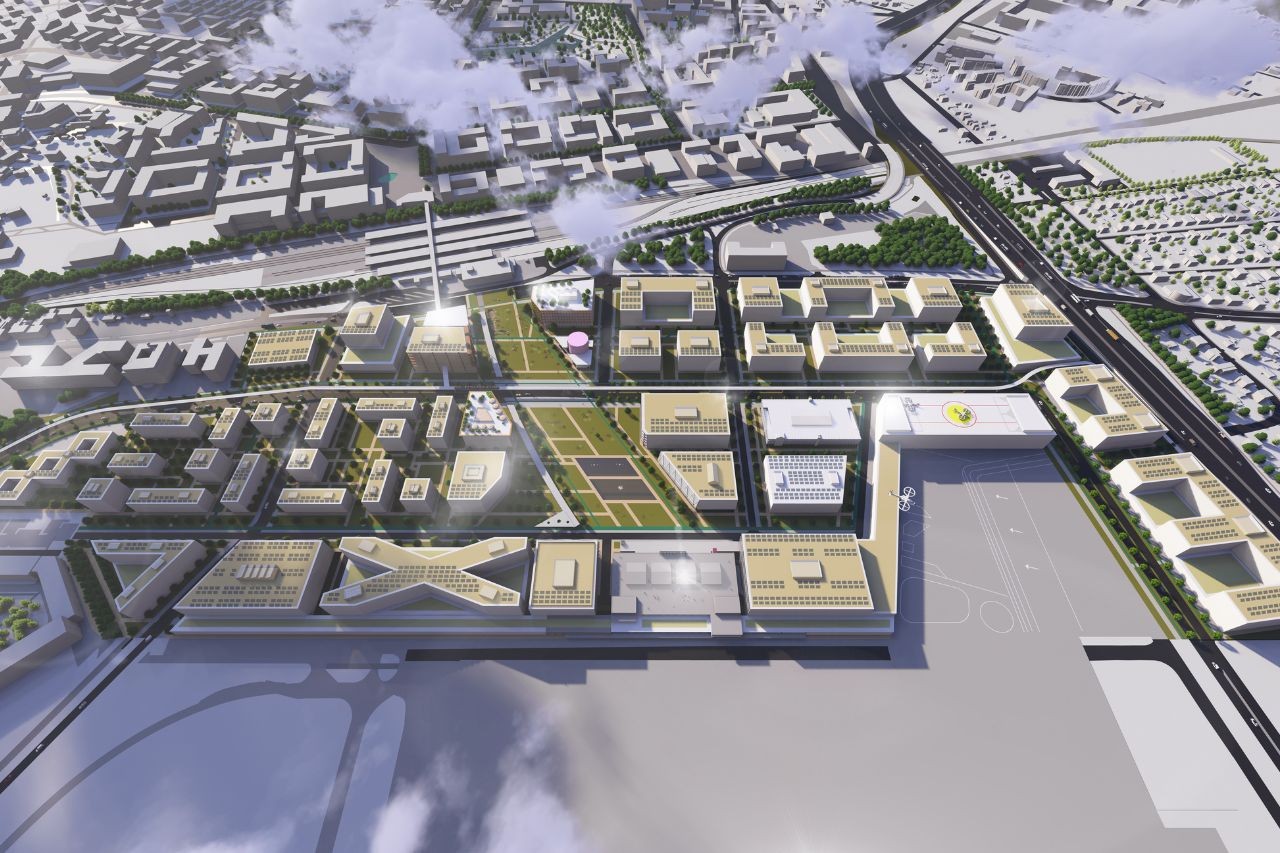 Visualisierung Quartier SXF 2.0 © COBE Berlin