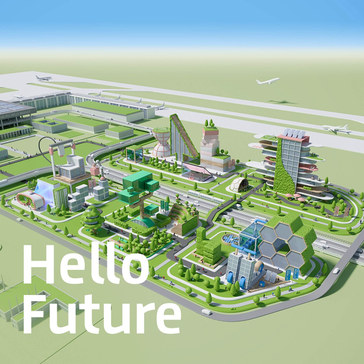 Horizn BER City 3D Visualisierung