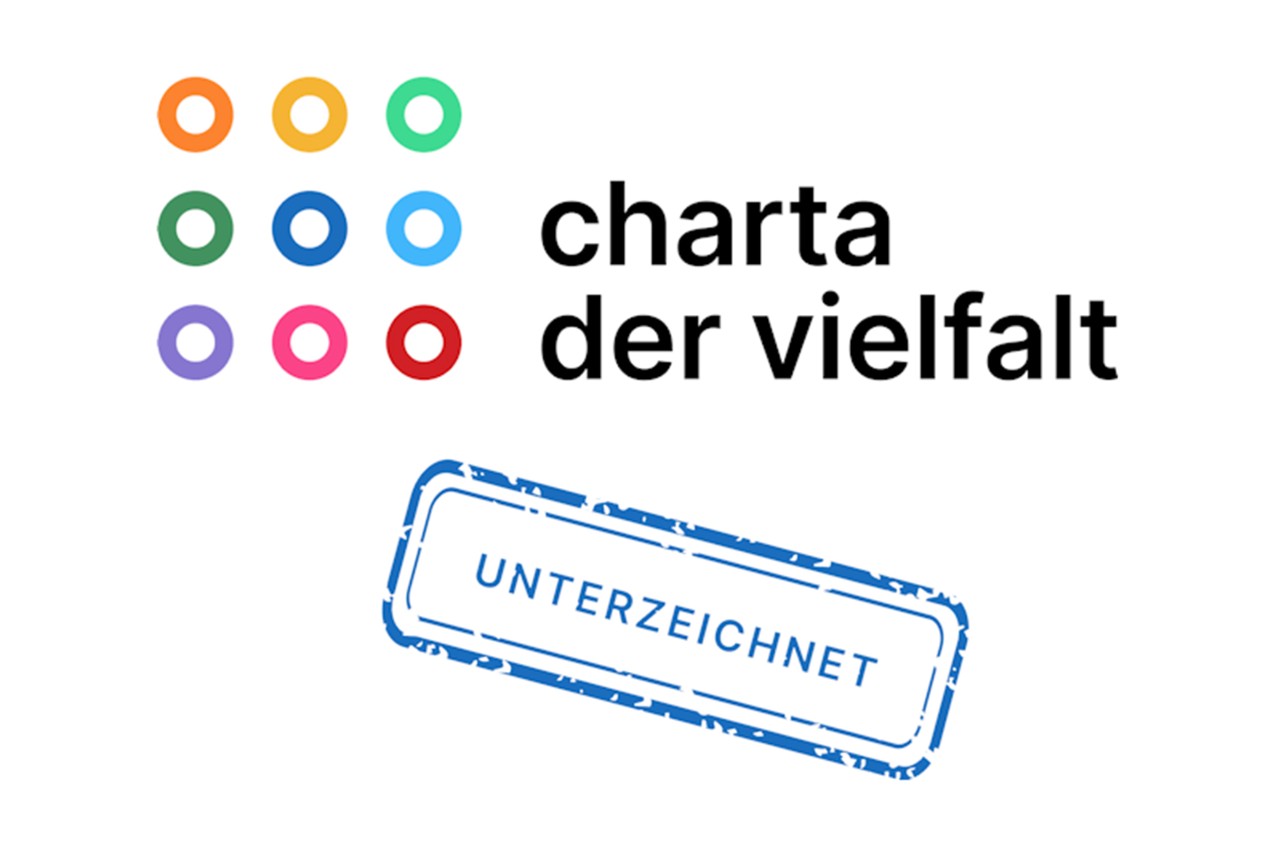 Logo für Unterzeichner der Charta der Vielfalt