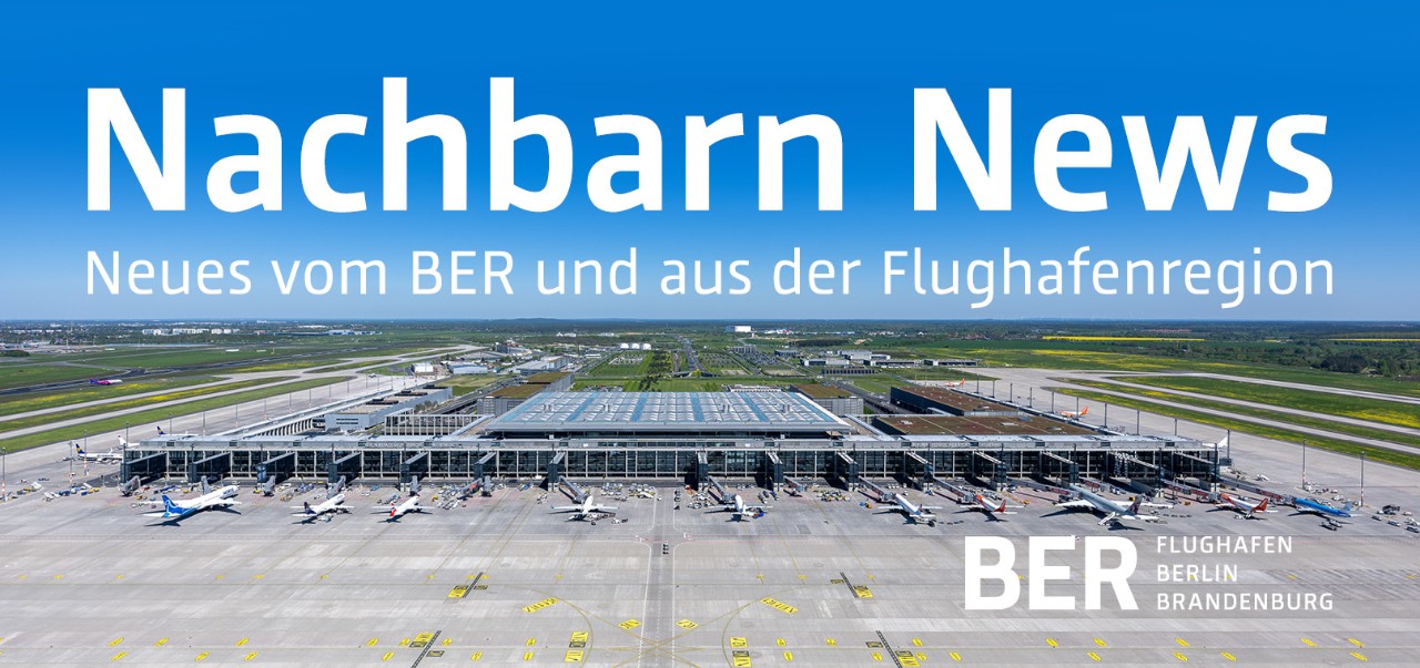 Ein Flughafen aus der Vogelperspektive