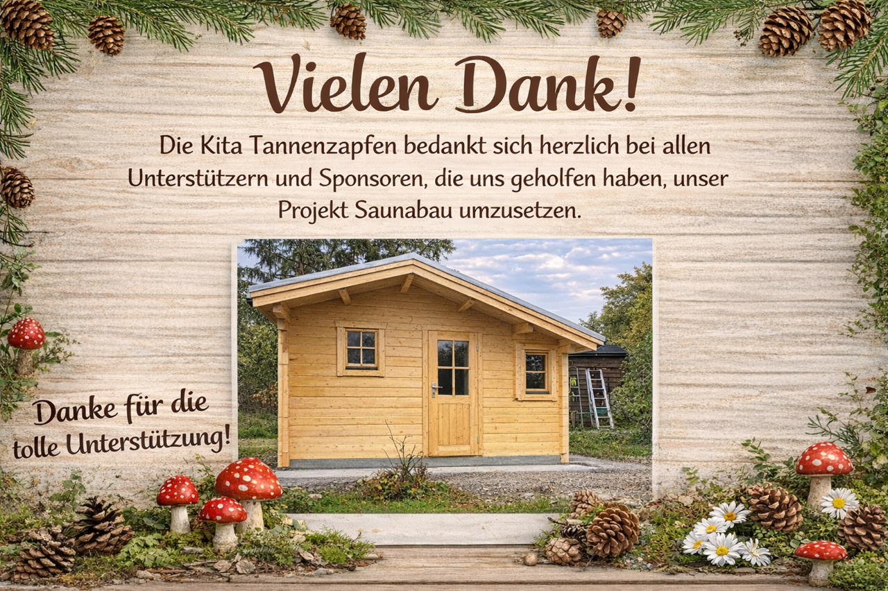 Danksagung der Kita Tannenzapfen