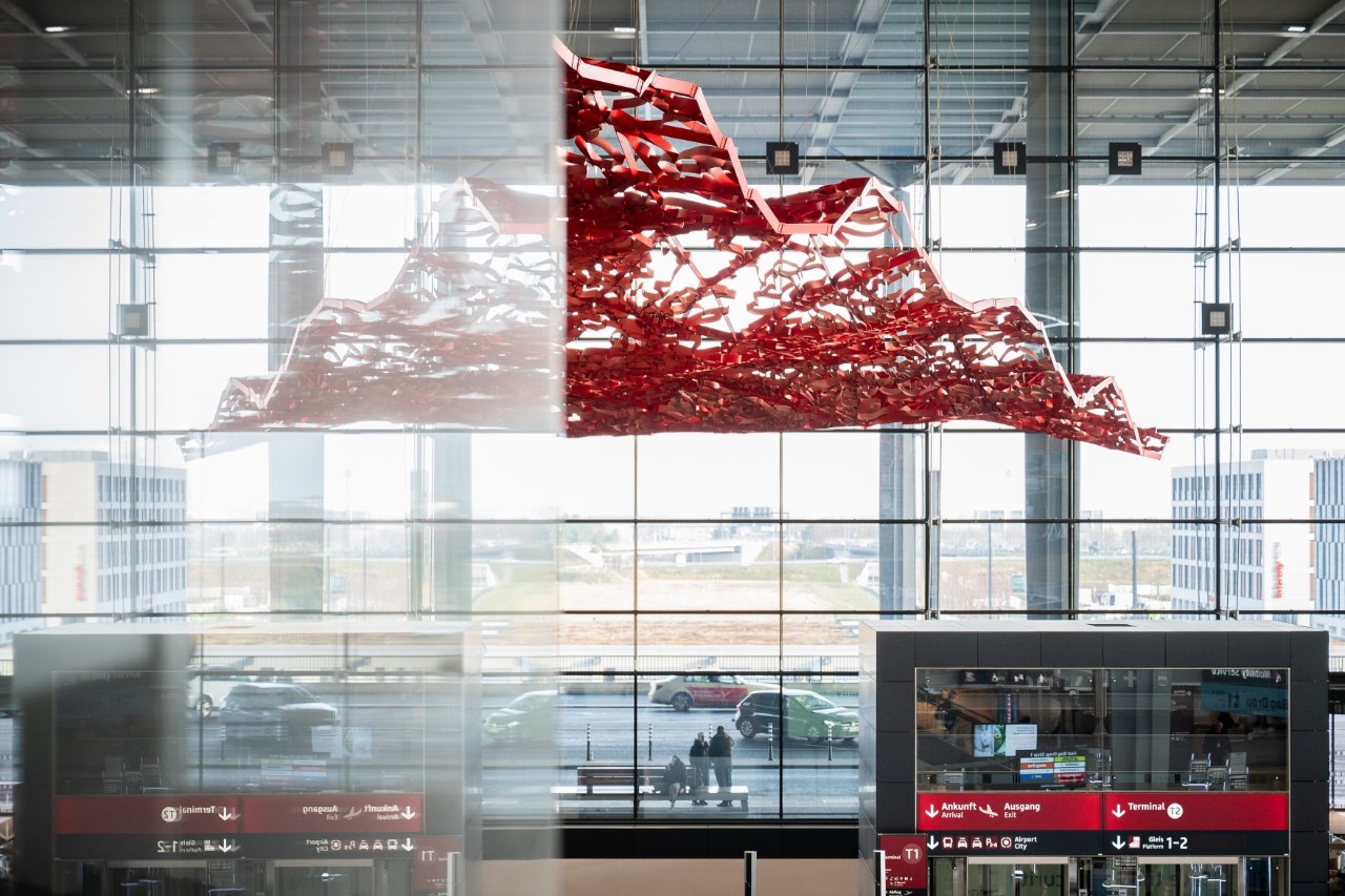 Blick in die Check-in-Halle von Terminal 1