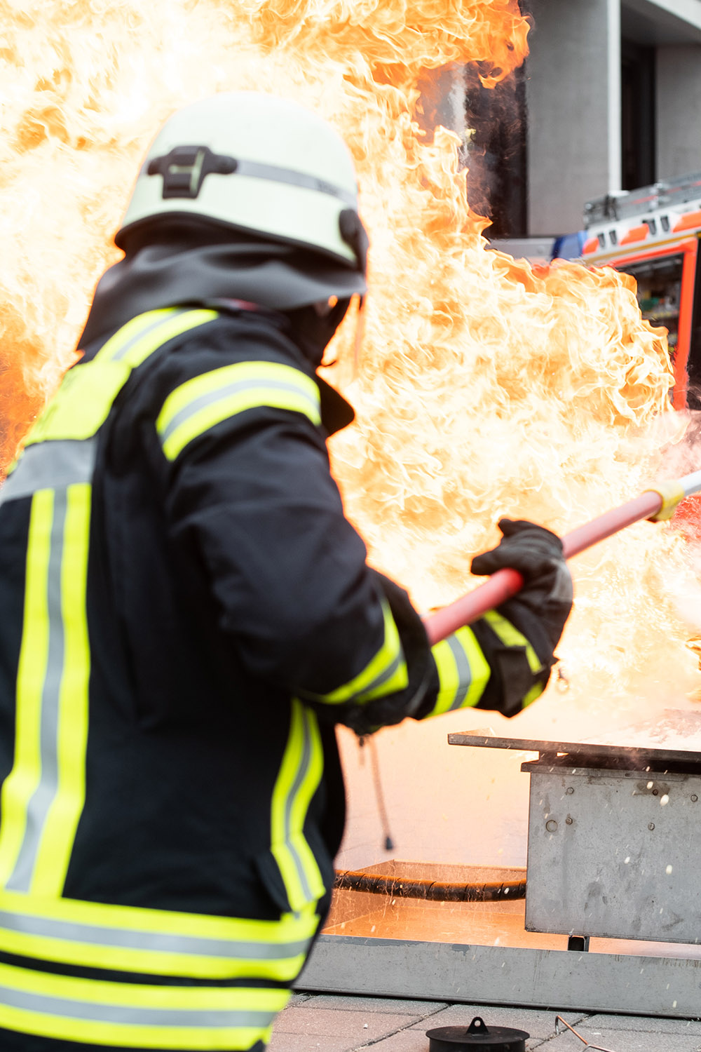 Neuer Ausbildungsberuf Werkfeuerwehrmann/-frau am BER