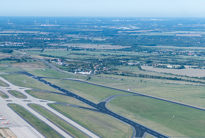 Start- und Landebahn des BER