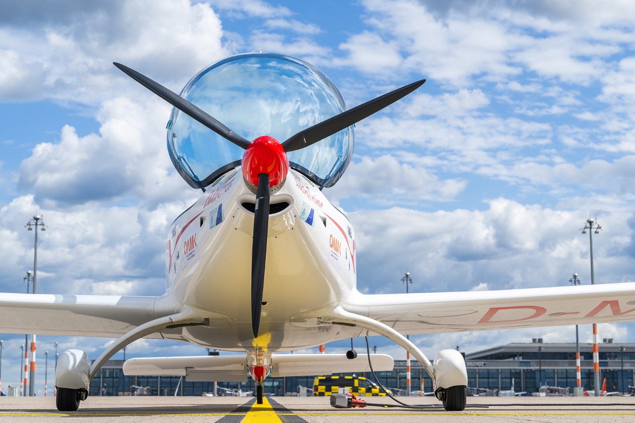 E-Flugzeug am BER