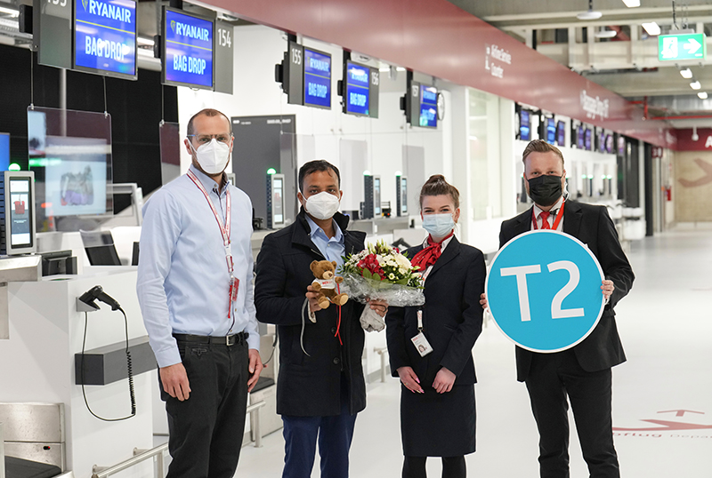 Gruppenfoto Eröffnung Terminal 2 