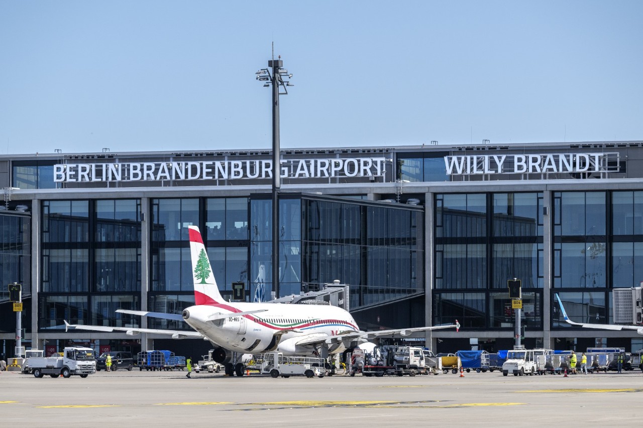 Ein Flugzeug der Fluggesellschaft Middle East Airlines