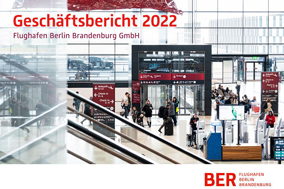 Geschäftsbericht 2021 der Flughafen Berlin Brandenburg GmbH  Foto: Anikka Bauer/ Flughafen Berlin Brandenburg GmbH.
