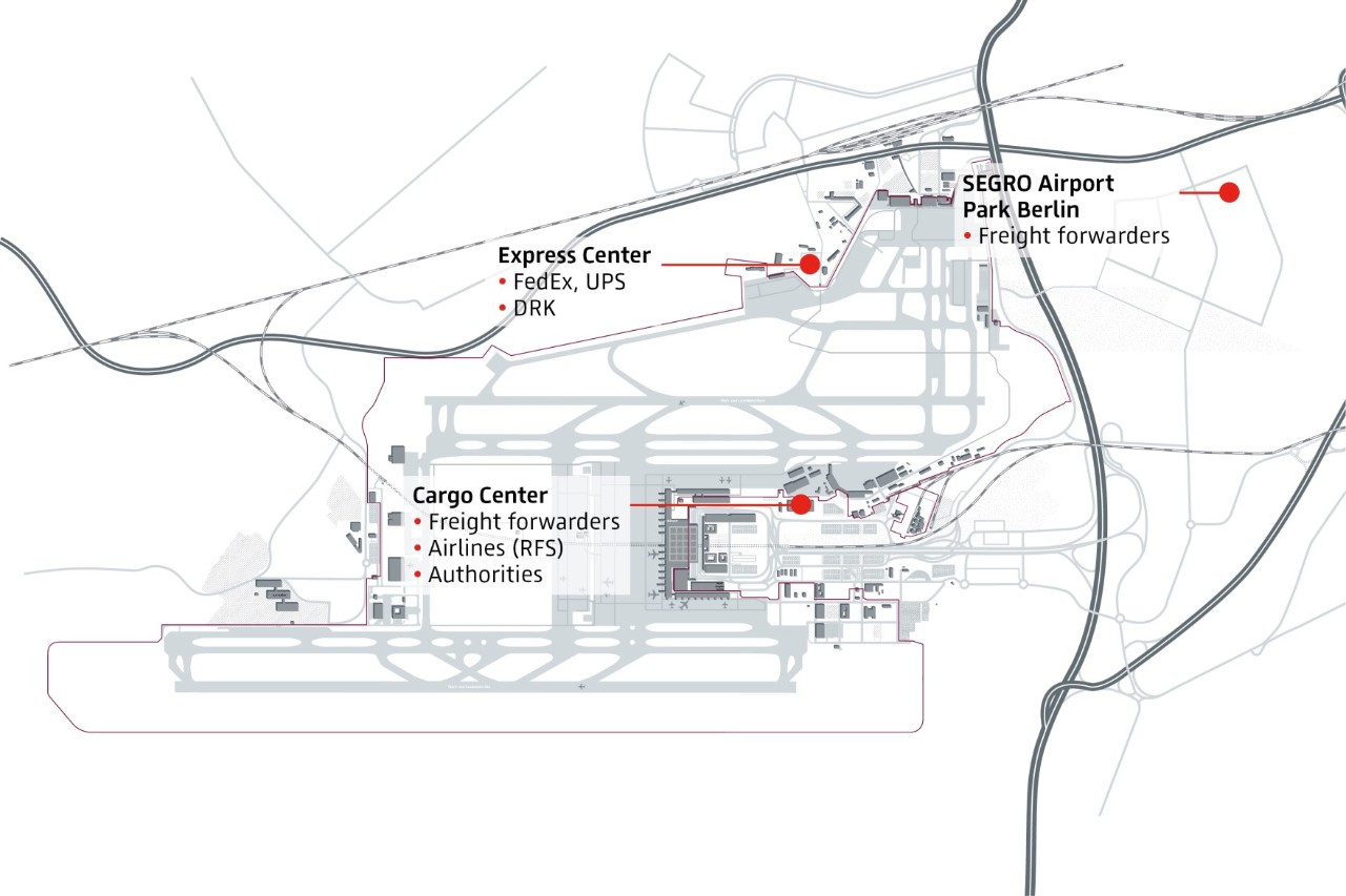 Aircargo locations BER