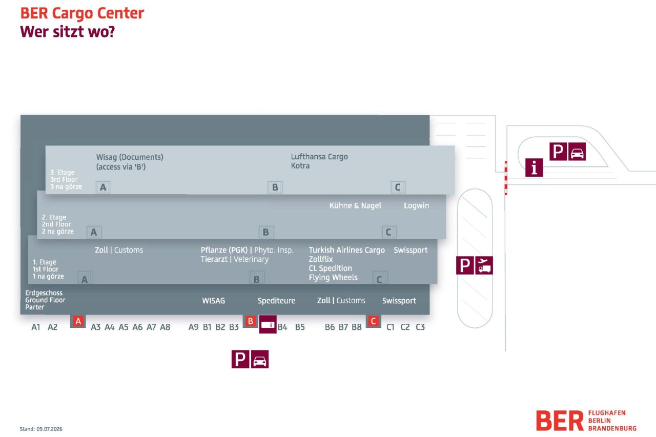 Floor plan BER Cargo Center
