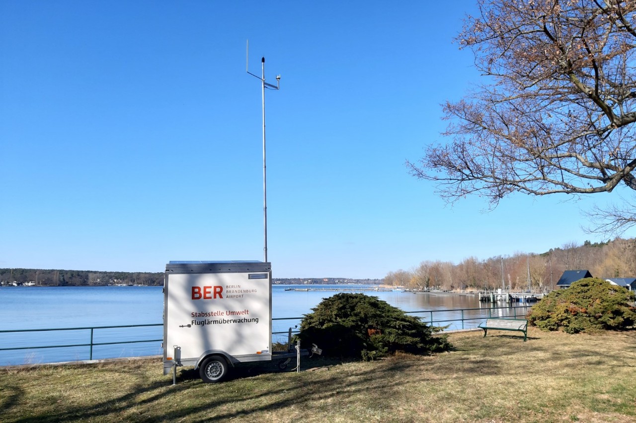Mobile Messstelle am Wannsee