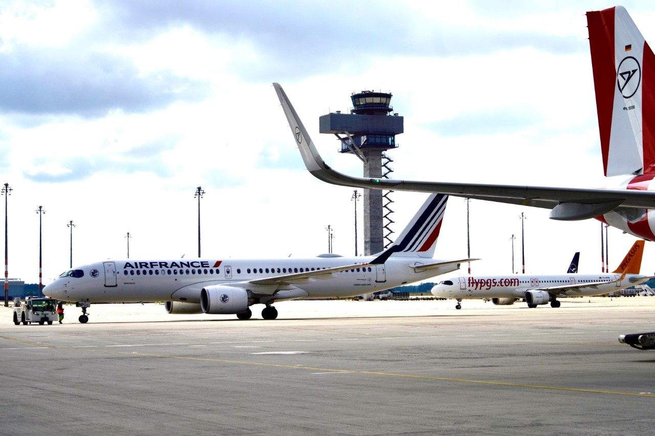 Air France aircraft at BER