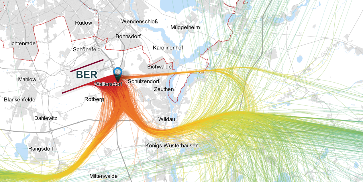 Radar tracks Waltersdorf