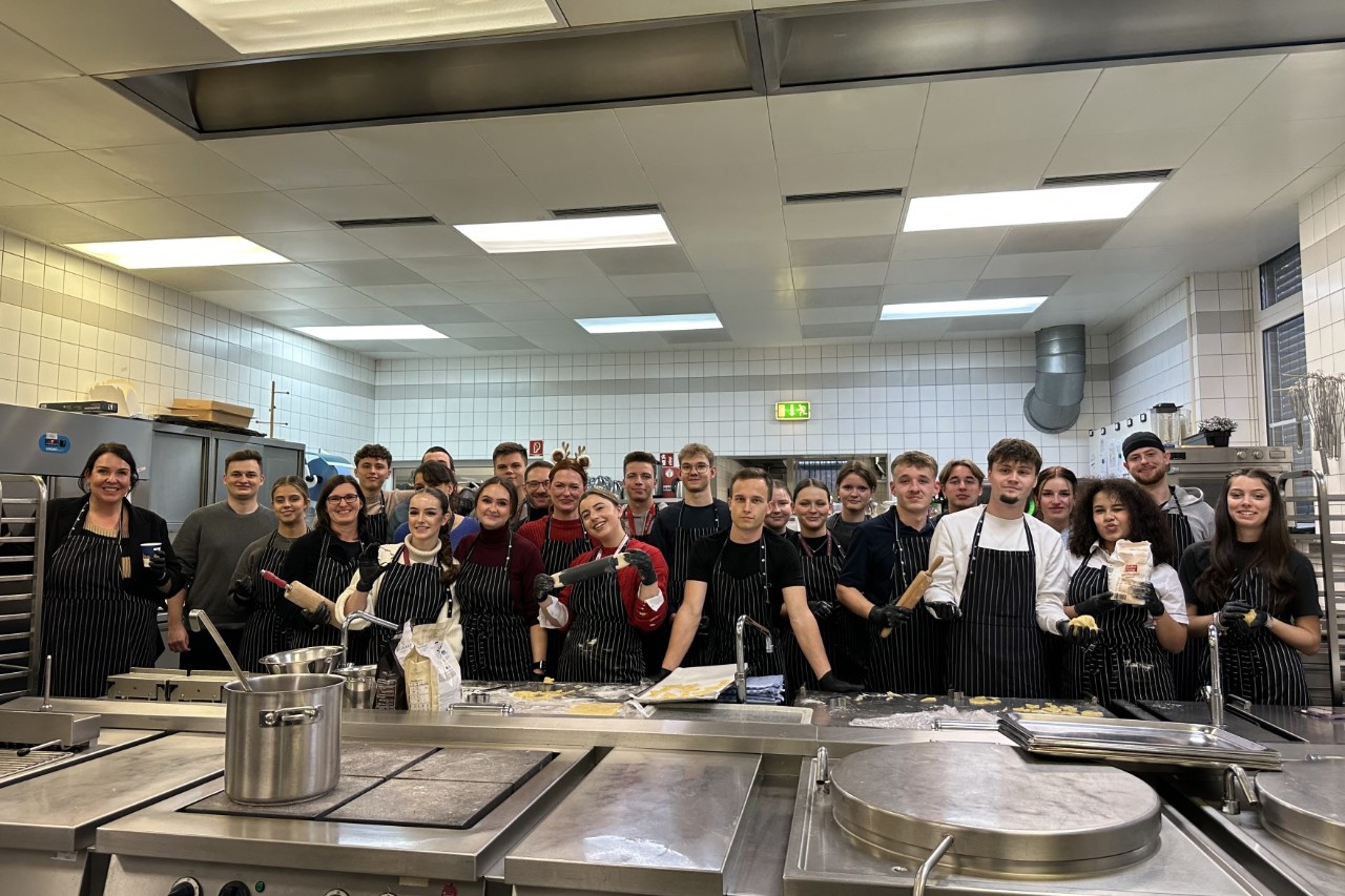 Group photo of the baking team