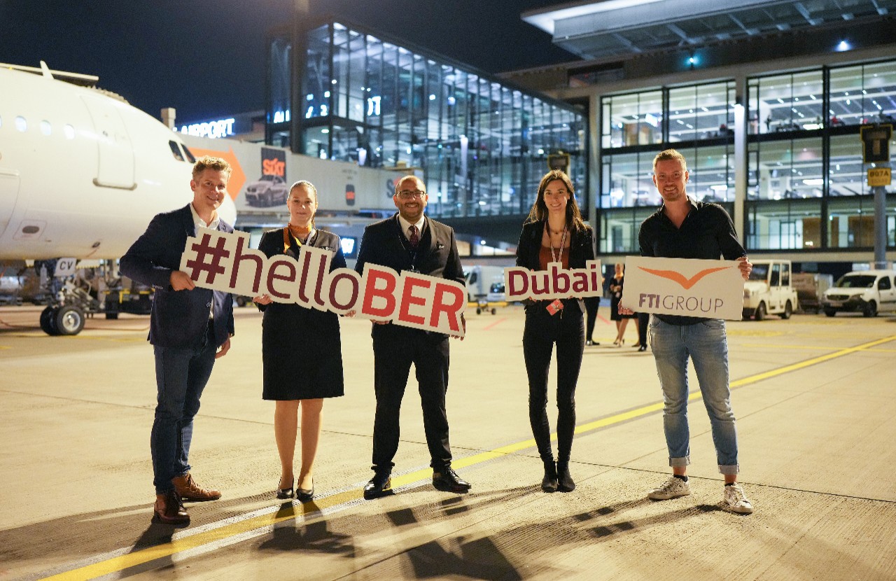 Erstflug Dubai mit SmartLynx © Oliver Lang / Flughafen Berlin Brandenburg GmbH