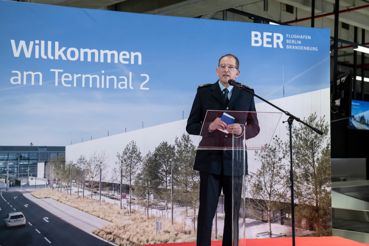 Rundgang Terminal 2 © Ekaterina Zershchikova / Flughafen Berlin Brandenburg GmbH