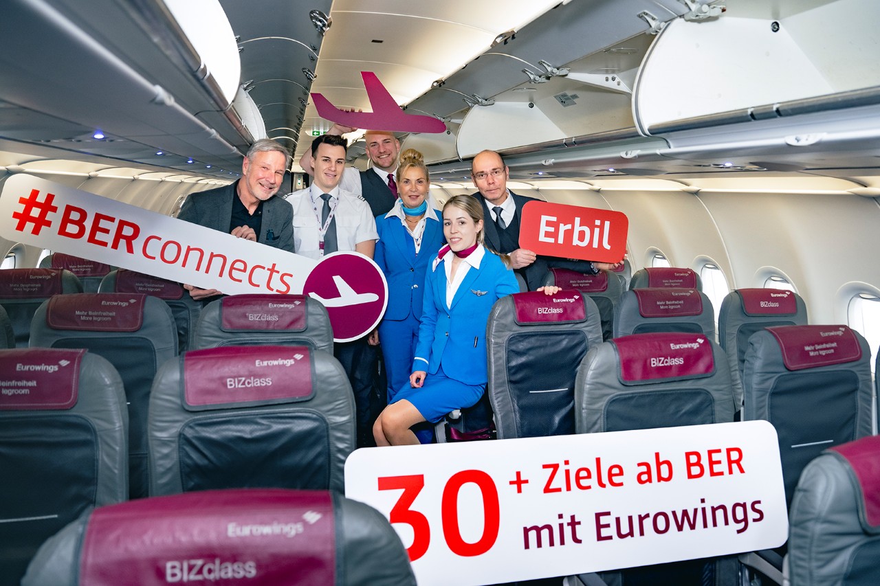 Eurowings © Ekaterina Zershchikova / Flughafen Berlin Brandenburg GmbH