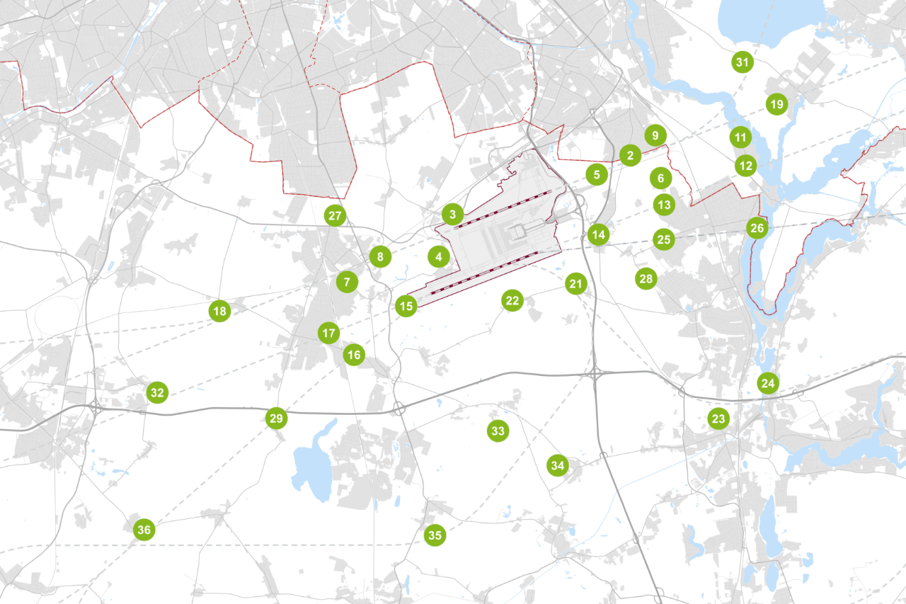 Graphic: Stationary measuring points