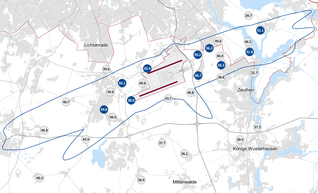 Map of protected areas