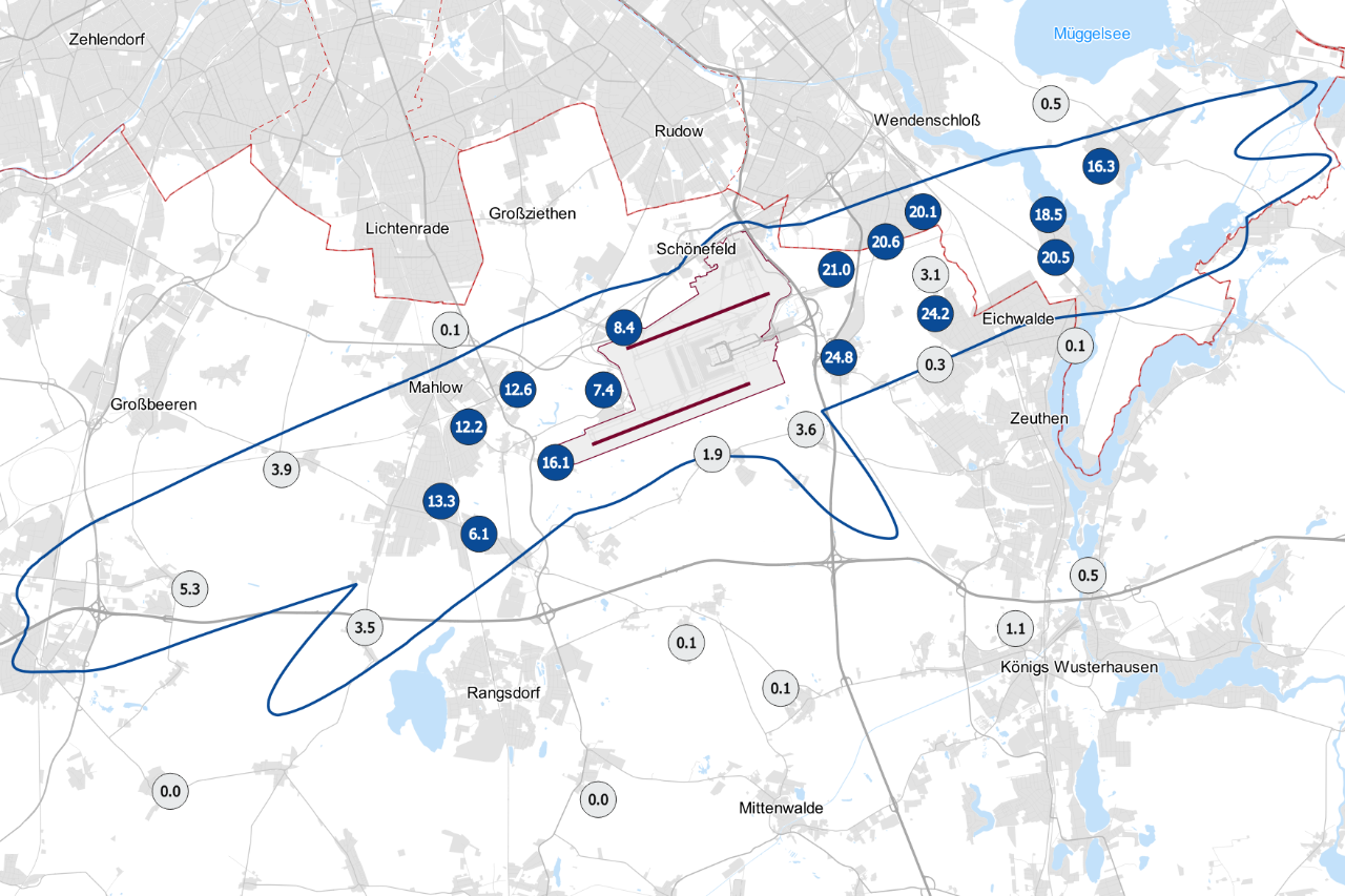Map of protected areas